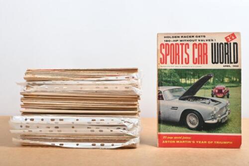 SPORTS CAR WORLD: A quantity of the Australian magazine 'SPORTS CAR WORLD'. Various issues from 1960's