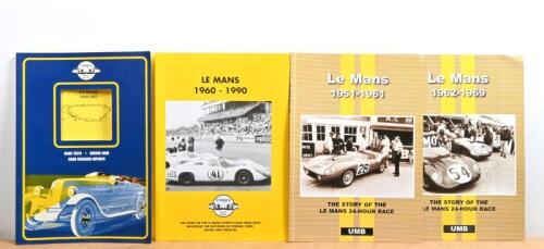 LE MANS: Four publications relating to Le Mans. Unique Motor Book Compilations detailing periods of Le Mans history