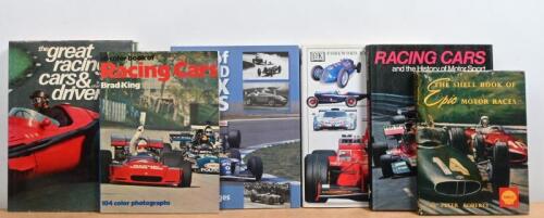 RACING CARS: Six books detailing racing cars. 'THE ULTIMATE RACING CAR BOOK' by David Burgess-Wise