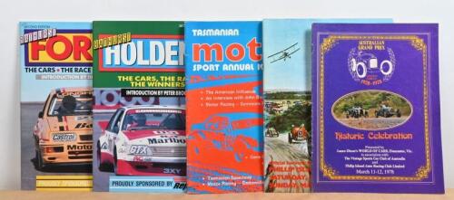 AUSTRALIAN MOTOR SPORT: A myriad of publications concerned with Australian motor sport. 'BATHURST FORDS', 'BATHURST HOLDENS' books