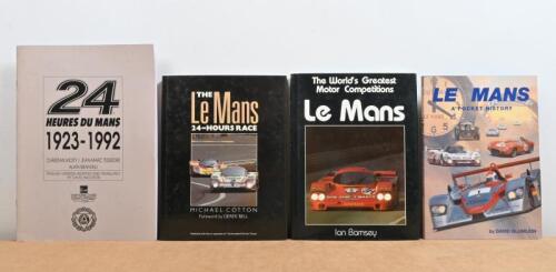 LE MANS: Four Le Mans publications. First Edition 'The World's Greatest Motor Competitions Le Mans' hardcover book by Ian Bamsey