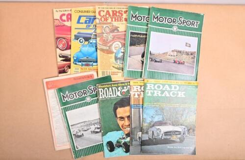 CAR MAGAZINES: A collection of motoring and motor sport magazines. 1960's/1970's 'ROAD & TRACK' magazines & 1962 editions of 'MOTOR SPORT'