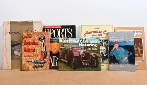AUSTRALIAN CARS: A collection of hardcover books concerned with Australian cars and motoring