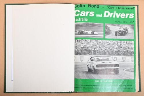 CARS & DRIVERS: A three volume bound set of 'Cars and Drivers' magazine. Number One to Number Three