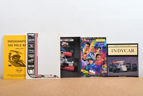 INDY CAR: A collection of modern material relating to Indy Car and Indianapolis. 1996'Dan Gurney's All American Racers' Media Kit & 1998 'OLDSMOBILE'S PERFECT SEASON' magazine