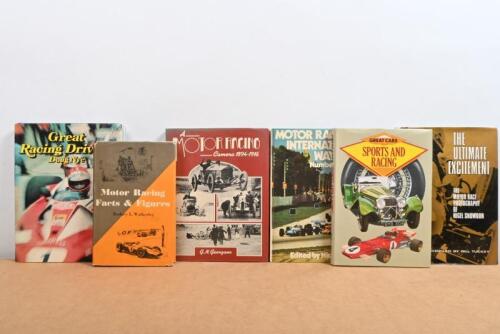 MOTOR RACING: A group of hardcover books detailing motor racing. 'Great Racing Drivers' by Doug Nye