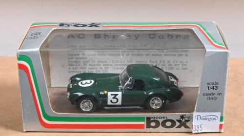 COBRA: A 1:43 scale MODEL box AC SHELBY COBRA in "LE MANS 63" livery (8438)