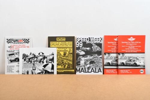 MALLALA: A collection of Mallala Motor Sport Park Official Programmes