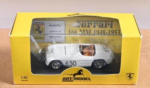 FERRARI: A 1:43 scale ART MODEL 1950 Ferrari 166 MM (ART017) Mille Miglia. As raced by Marzotto/Cristaldi