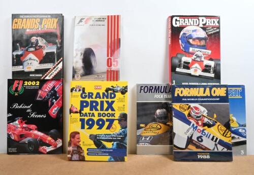 GRAND PRIX YEAR BOOKS: A collection of Grand Prix data books from various years. 'GRAND PRIX DATA BOOK 1997' hardcover book by David Hayhoe & David Holland