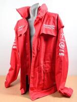 TOYOTA F1: A red Panasonic TOYOTA Racing jacket (F1)
