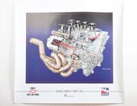 CHEVROLET: Two Chevrolet posters by David Kimble. Cut-away picture of 2003 CHEVY SSR SIGNATURE SERIES - 2
