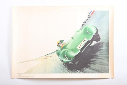 LOTUS: A 1990 print of the GRAND PRIX DE L'AGE D'OR LANVIN' historic car meet as held at the Linas-Montlhery Autodrome, 23-24 June 1990