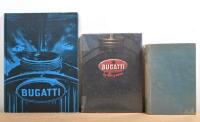 BUGATTI: Three hardcover books detailing the history of Bugatti. 'BUGATTI by Borgeson - the dynamics of mythology' by Griffith Borgeson