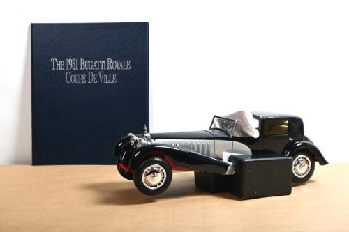 ROYALE: A large Franklin Mint 1:16 scale 1931 Bugatti Royale Coupe De Ville model, with original protective box.