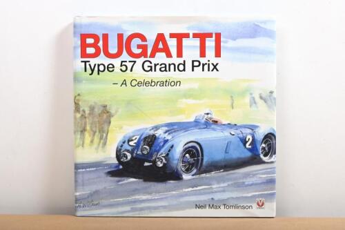 BUGATTI TYPE 57: 'BUGATTI Type 57 Grand Prix - A Celebration' hardcover book by Neil Max Tomlinson