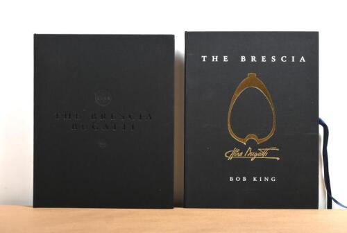 BRESCIA BUGATTI: Two items relating to the Bob King publication - 'THE BRESCIA BUGATTI' ,Bob King signature