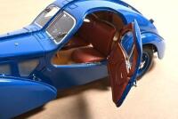 TYP 57 SC ATLANTIC COUPE: A CMC 1:18 scale Bugatti Typ 57 SC Atlantic Coupe - Chassis-Nr.57.591 (R.B. Pope), 1938 (Item No. M-083) - in French blue. Numbered '5068' - 4