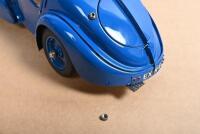 TYP 57 SC ATLANTIC COUPE: A CMC 1:18 scale Bugatti Typ 57 SC Atlantic Coupe - Chassis-Nr.57.591 (R.B. Pope), 1938 (Item No. M-083) - in French blue. Numbered '5068' - 8