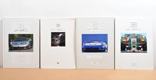 EB - ETTORE BUGATTI: Four English issues of "EB - Ettore Bugatti" including n.0 soft cover first issue from 2nd Semester 1990 & No.2 hard cover issue from 1st Semester 1992