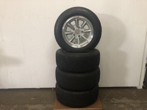 WHEELS: Four 15 x 8" 5-stud 'Performance' Minilite wheels and tyres to suit Chevrolet
