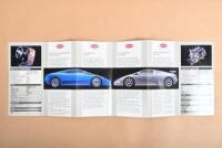 EB110: An original BUGATTI EB 110 GT and EB 110 SS fold out sales brochure - 2