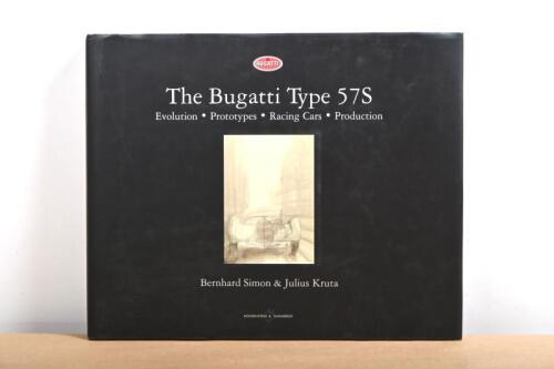 TYPE 57S: 'The Bugatti Type 57S - Evolution - Prototypes - Racing Cars - Production' clothbound hardcover book by Bernhard Simon & Julius Kruta. Limited Edition of 1000 copies
