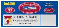 EB 110: A group of five items related to the Bugatti EB 110. FESTIVAL BUGATTI MOLSHEIM CAMPOGALLIANO' rally items - 2
