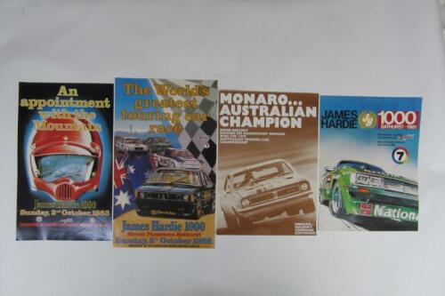 JAMES HARDIE: Three promotional posters for Mount Panorama Bathurst races of 1981, 1983, 1986.