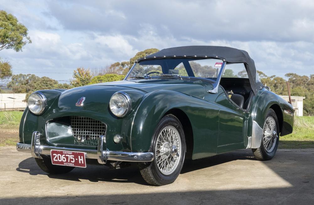 1954 Triumph TR2 roadster - Classic early British sports car - Price