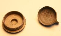 CAPS: A group of brass caps including a winged fuel cap and a sump plug - 2