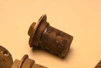 FUEL: Two Lambda fuel filler necks, cap and brass drain plugs - 2