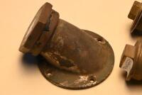 FUEL: Two Lambda fuel filler necks, cap and brass drain plugs - 6
