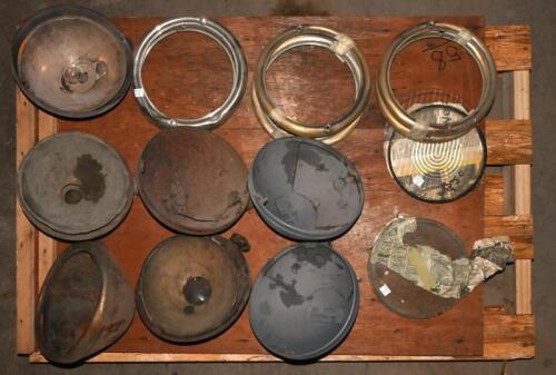 LAMPS: A collection of mainly Bosch 7/8 series Lambda headlamps with some glass