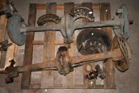 LAMBDA: Two late Lambda rear axles and related parts