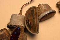 LAMPS: A collection oval/demi lamps, mainly brake, one stamped '84903-J' - 3