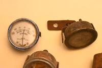 GAUGES: Four various oil and amps gauges - 2