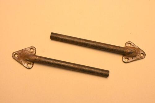 LICENCE PLATE: Two licence plate stanchions