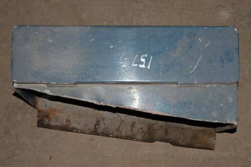 TOOL BOX: A remade Lambda metal tool box (passenger side) in blue