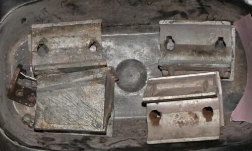 STEERING: Four Lambda steering box supports, likely remanufactured