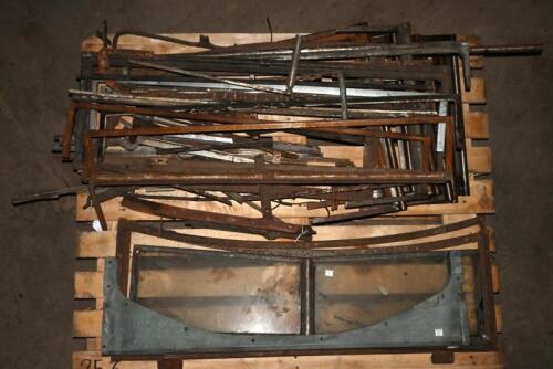 WINDSCREEN FRAMES: A large group of miscellaneous windscreen frames, mainly Lambda