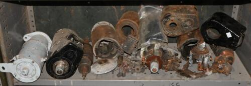 STARTER-MOTORS: A collection of various starter motors&nbsp;
