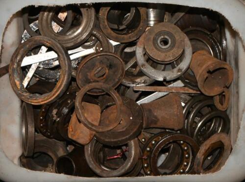 BEARING: An assorted collection of bearing races and shims