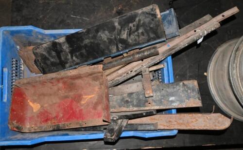 BODY PARTS: A miscellaneous collection of smaller body parts, including tool box lids