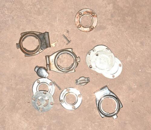 TOOL BOX LATCH ESCUTCHEONS: to suit Lancia Lambda