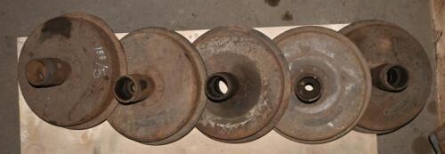 HUBS: Five Lambda early series wheel hubs, front and rear