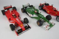 IRVINE: Three 1:18 scale model F1 cars as raced by Eddie Irvine - 2