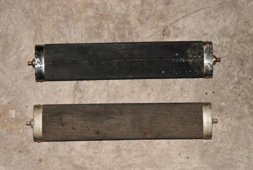 FOOT RESTS: Two Lambda rear foot rests