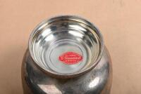 CASTLEMAINE: A collection of medallions and a silver plated trophy from the Castlemaine Lancia Rallies, the trophy 8cm high - 7