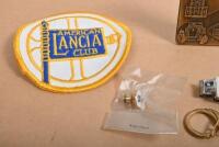 MERCHANDISE: A collection of Lancia merchandise including pin, cufflinks, keyrings etc - 5